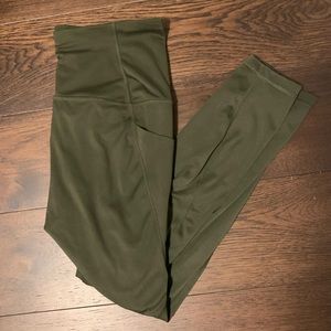 olive green leggings
